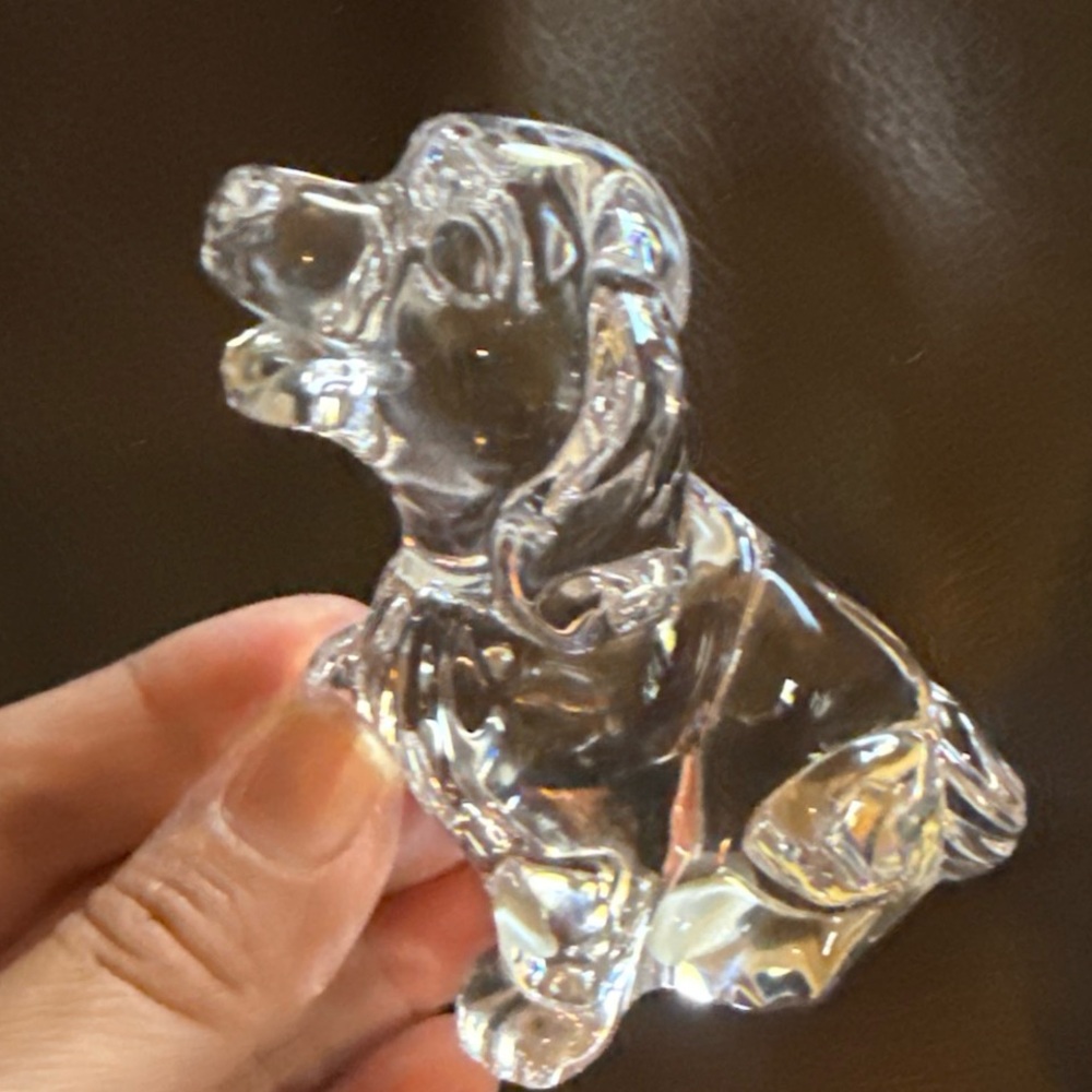 Crystal puppy sitting Princess House Pets Germany
